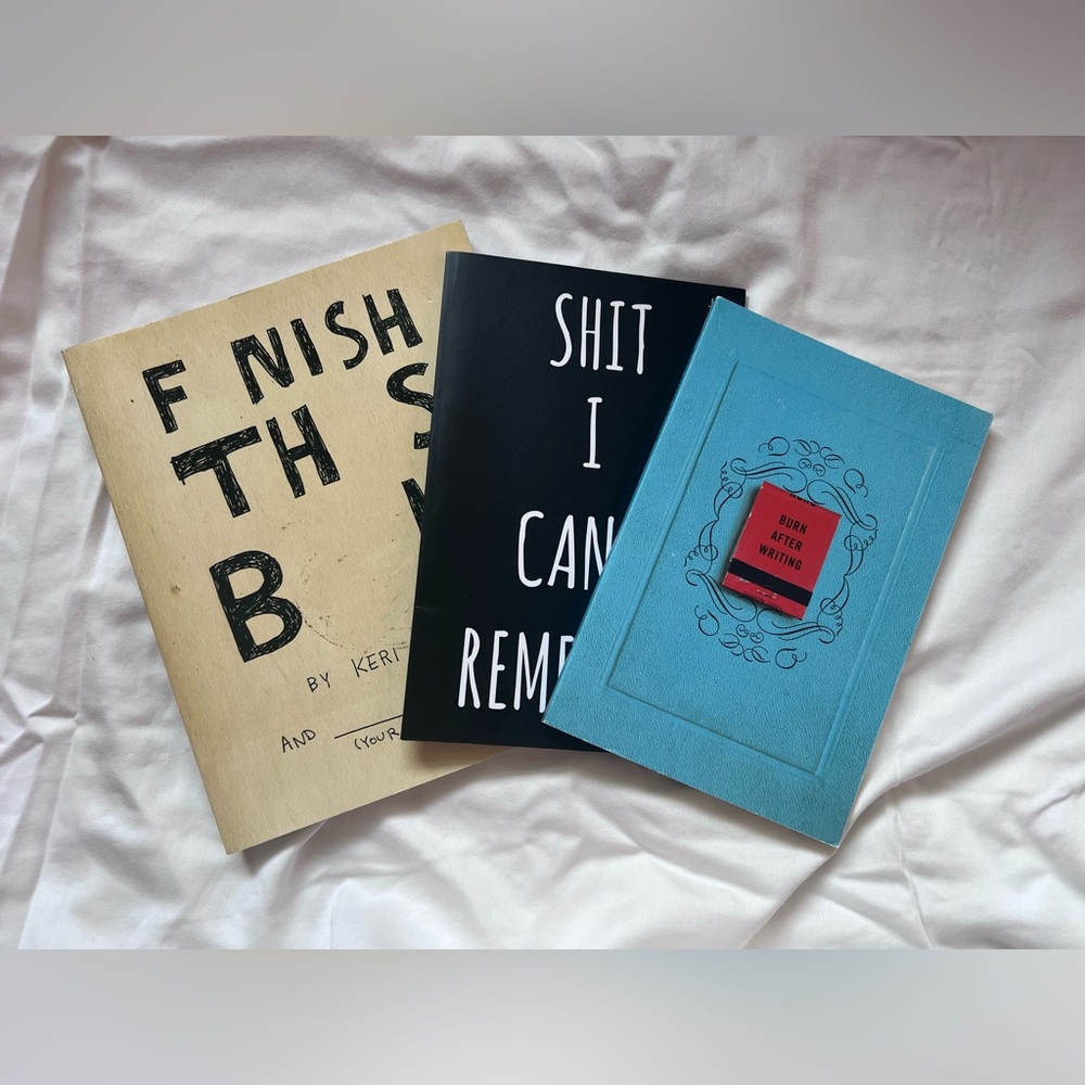 ✨ NEW 3pc Creative Journal Bundle: Burn After Writing & Keri Smith ✨